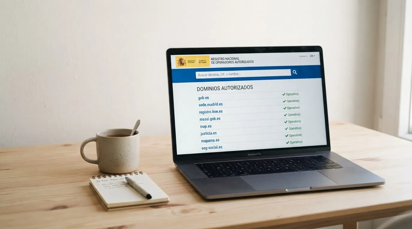 Captura del registro público de licencias de la DGOJ mostrando el listado de operadores autorizados en España