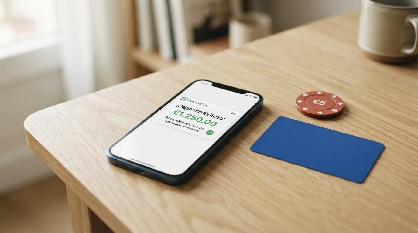 Logotipos de Trustly, Open Banking, HalCash, PayPal y Skrill junto a un teléfono mostrando una notificación de abono bancario