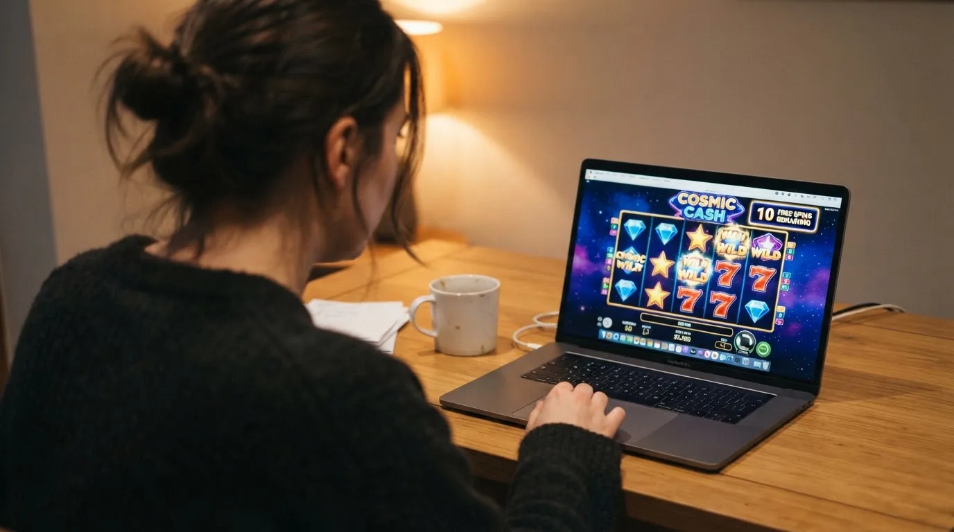 Interfaz de una tragaperras online popular como Book of Dead con el contador de tiradas gratis activo en pantalla